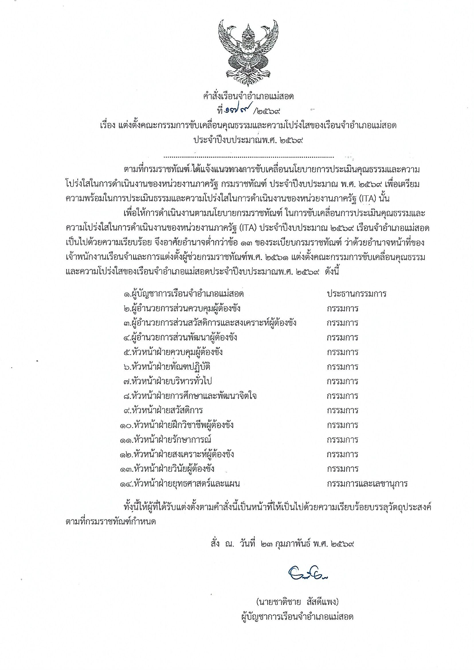 1.คำสังITA